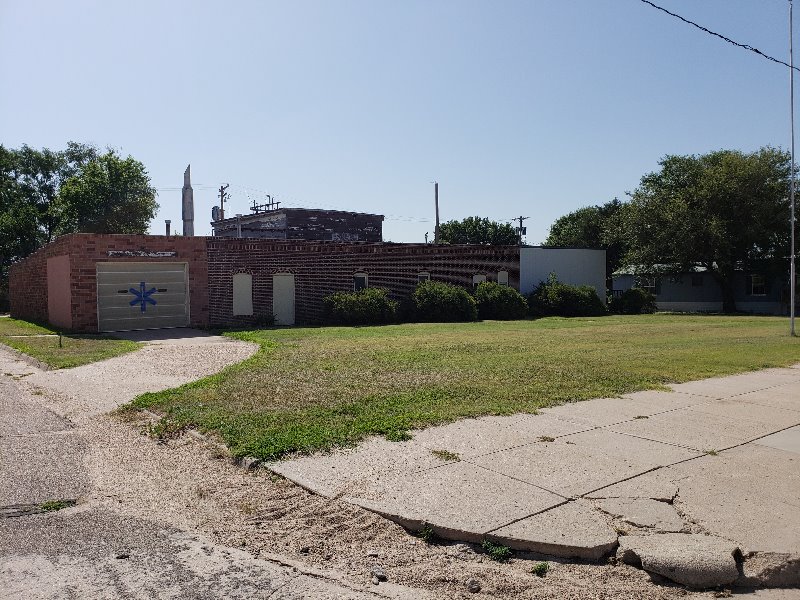 Old Shop Building- location of proposed building site