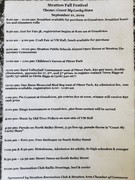 Fall Festival Schedule